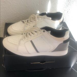 Aldo Men's White and Gray Sneakers